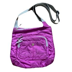 SwissGear Raspberry Magenta Crossbody Bag Purse with Tablet And Phone Pockets